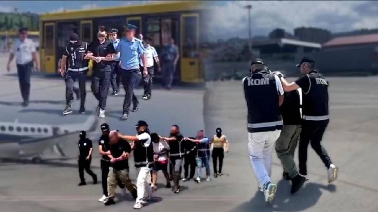 Kırmızı bültenle aranan üç kişi Türkiye'ye getirildi