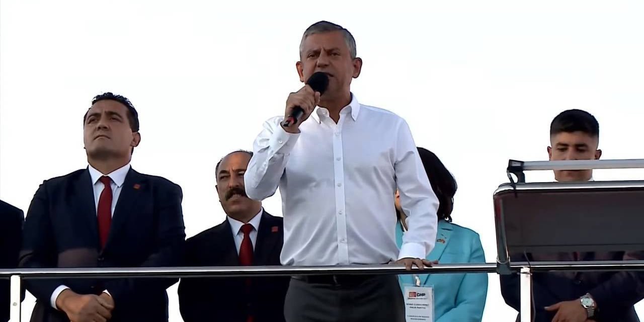CHP lideri Özel: Sivas'ın Geride Kalmışlığını Telafi Edeceğiz