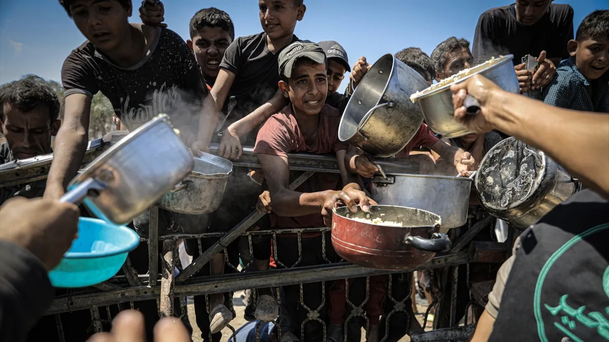 Gazze'den yürek yakan görüntüler