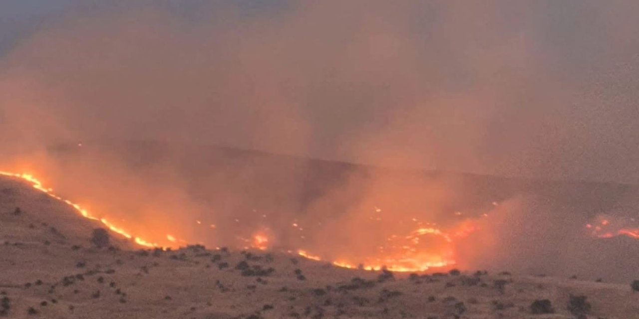 Sivas'ta Örtü Yangını Korkuttu