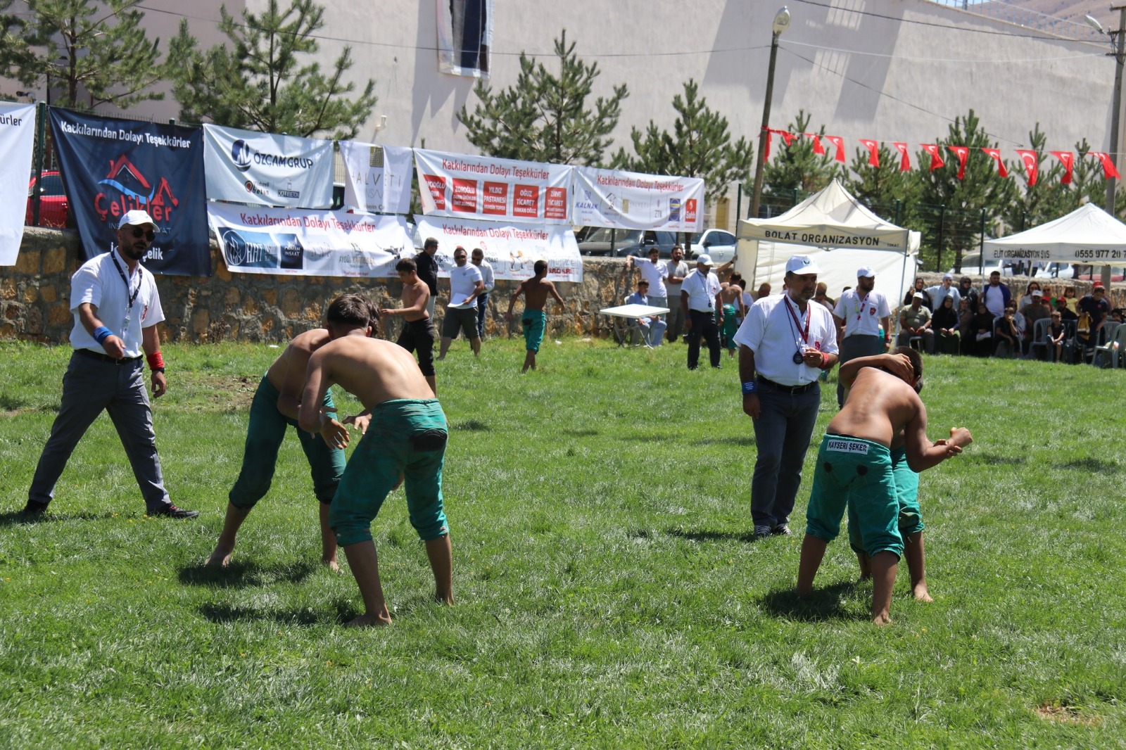 Sivas'ta Güreş Heyecanı