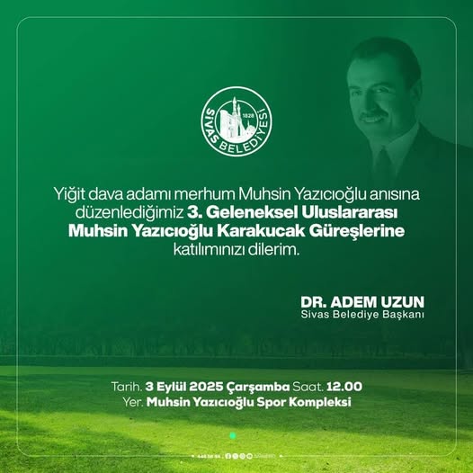 Sivas’ta Muhsin Yazıcıoğlu Anısına Karakucak Güreşleri