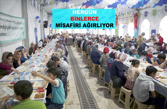 HERGÜN BİNLERCE MİSAFİRİ AĞIRLIYOR