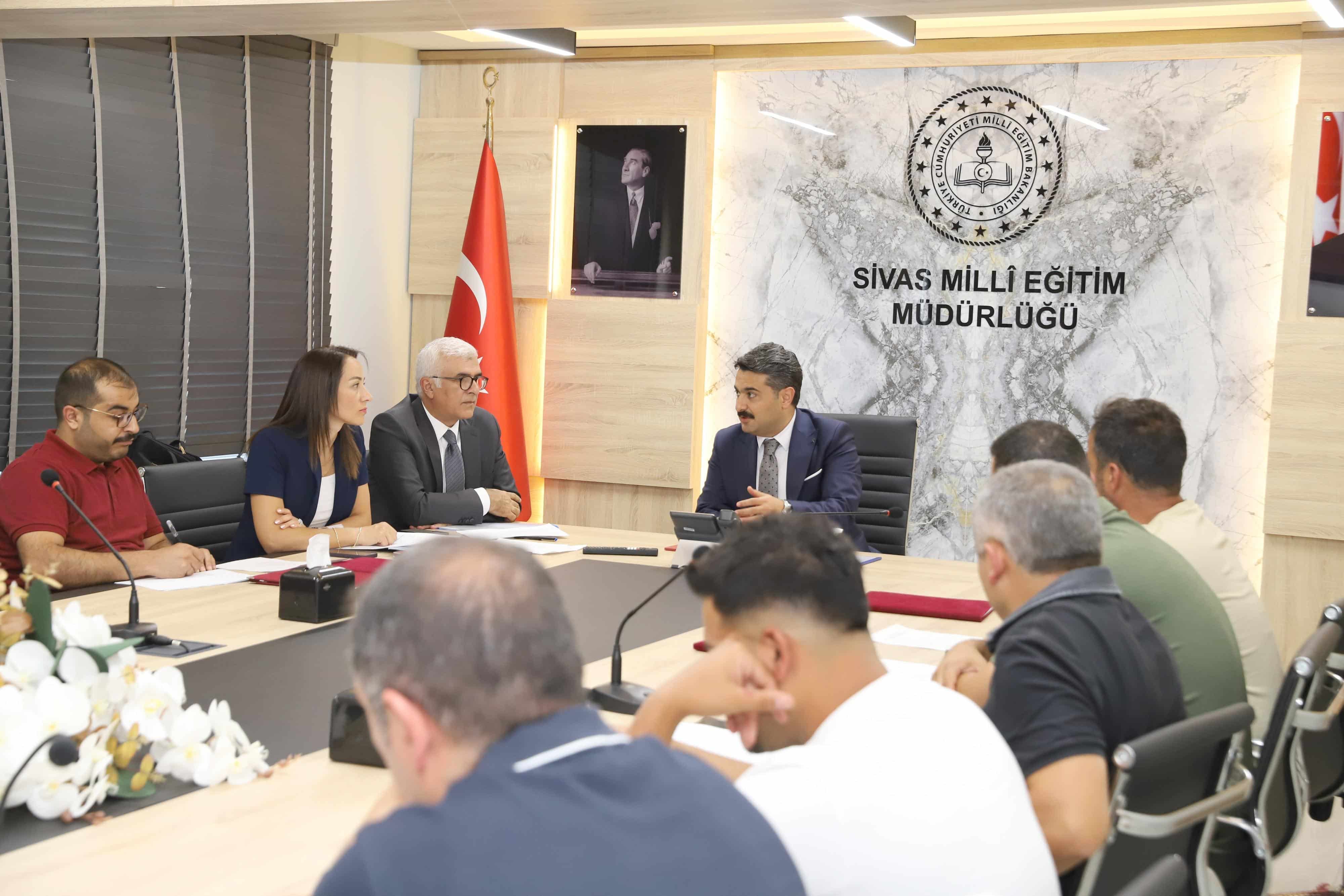 Sivas’ta Özel Eğitim Kurumlarıyla Hizmet Kalitesi İçin Toplantı