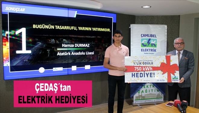 ÇEDAŞ´tan ELEKTRİK HEDİYESİ