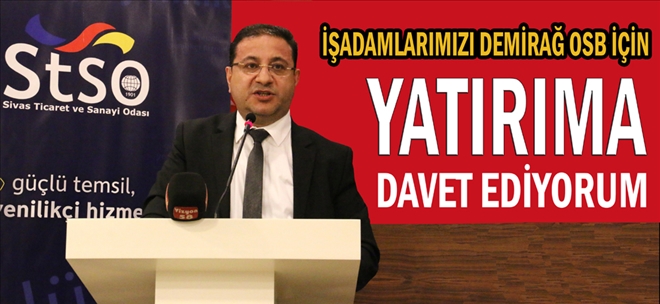 YATIRIMA DAVET EDİYORUM