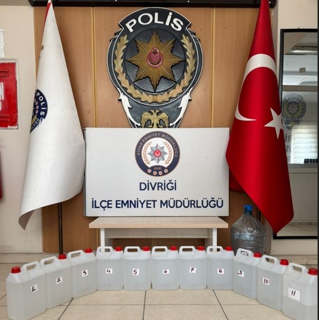 Sivas'ta Sahte Alkol Baskını