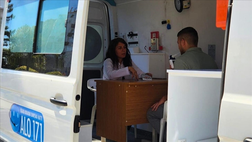 Mobil Sigara Bırakma Polikliniği Sivas'ta Hizmette