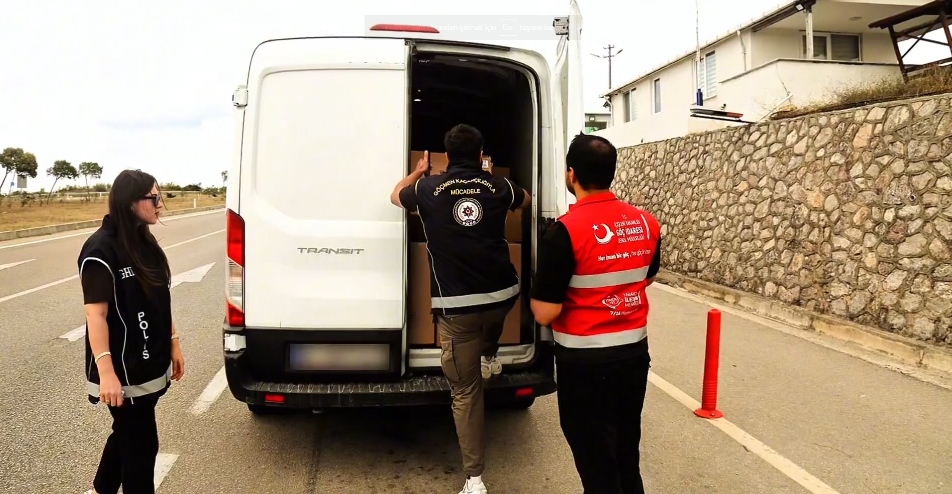 Sivas'ta Kaçak Göçmen Operasyonu