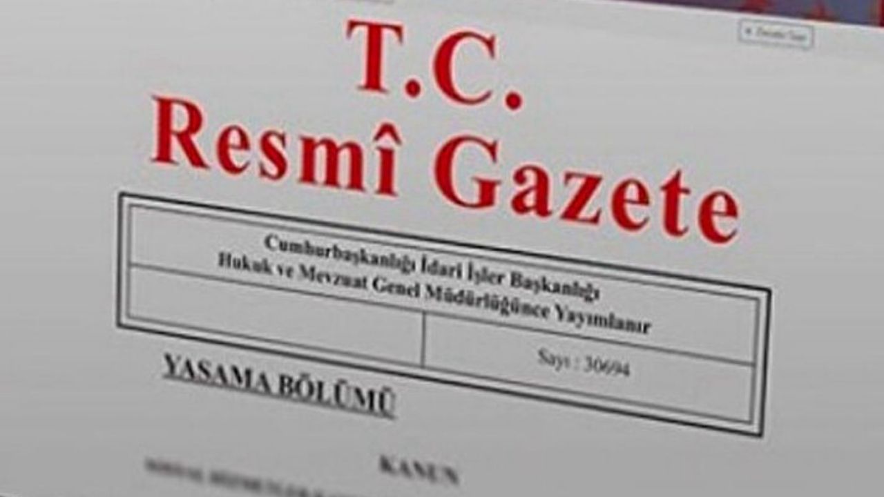 13 Eylül 2025 Tarihli Resmî Gazete atama kararları