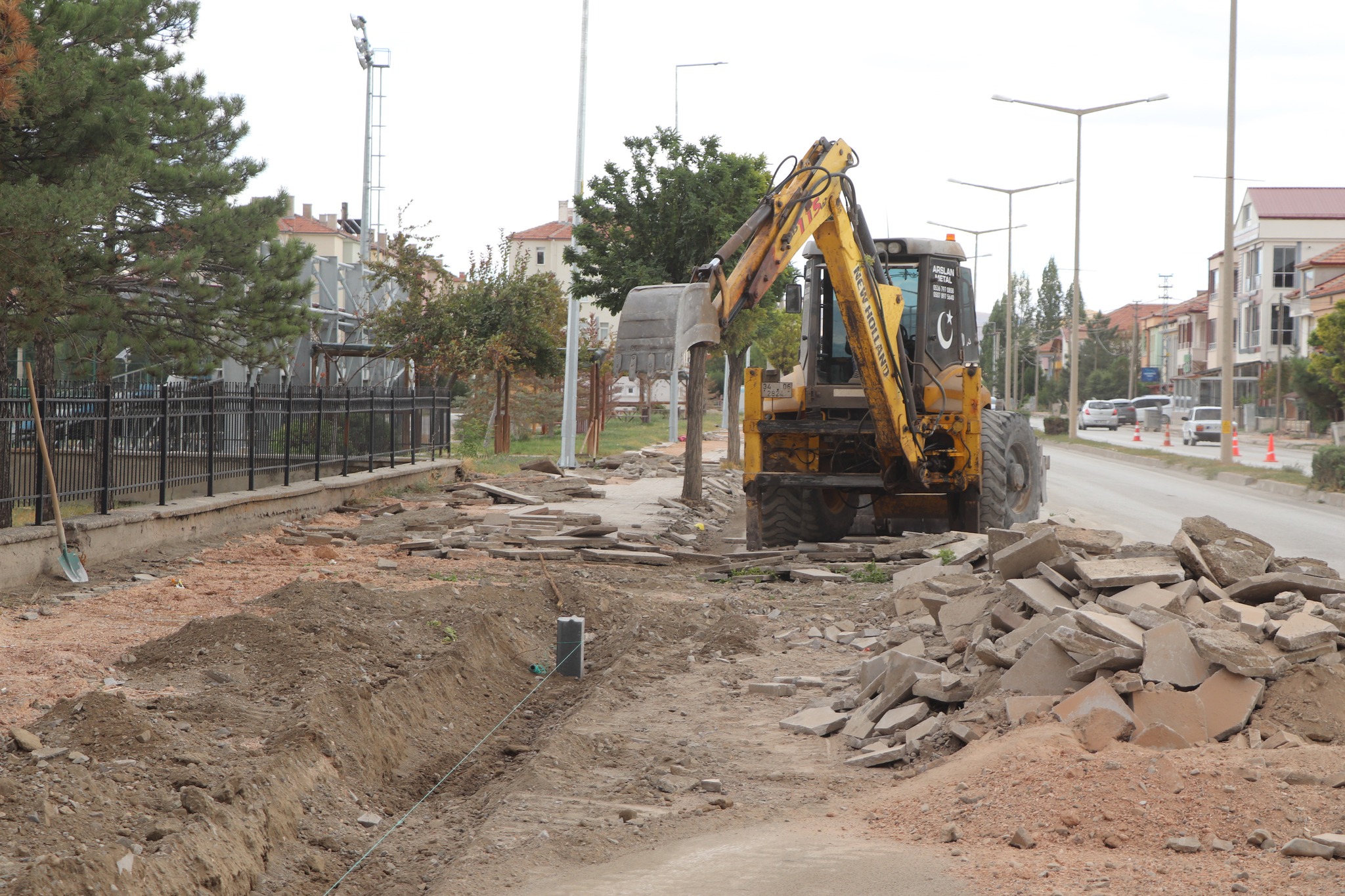 Muhsin Yazıcıoğlu  Bulvarı yenileniyor