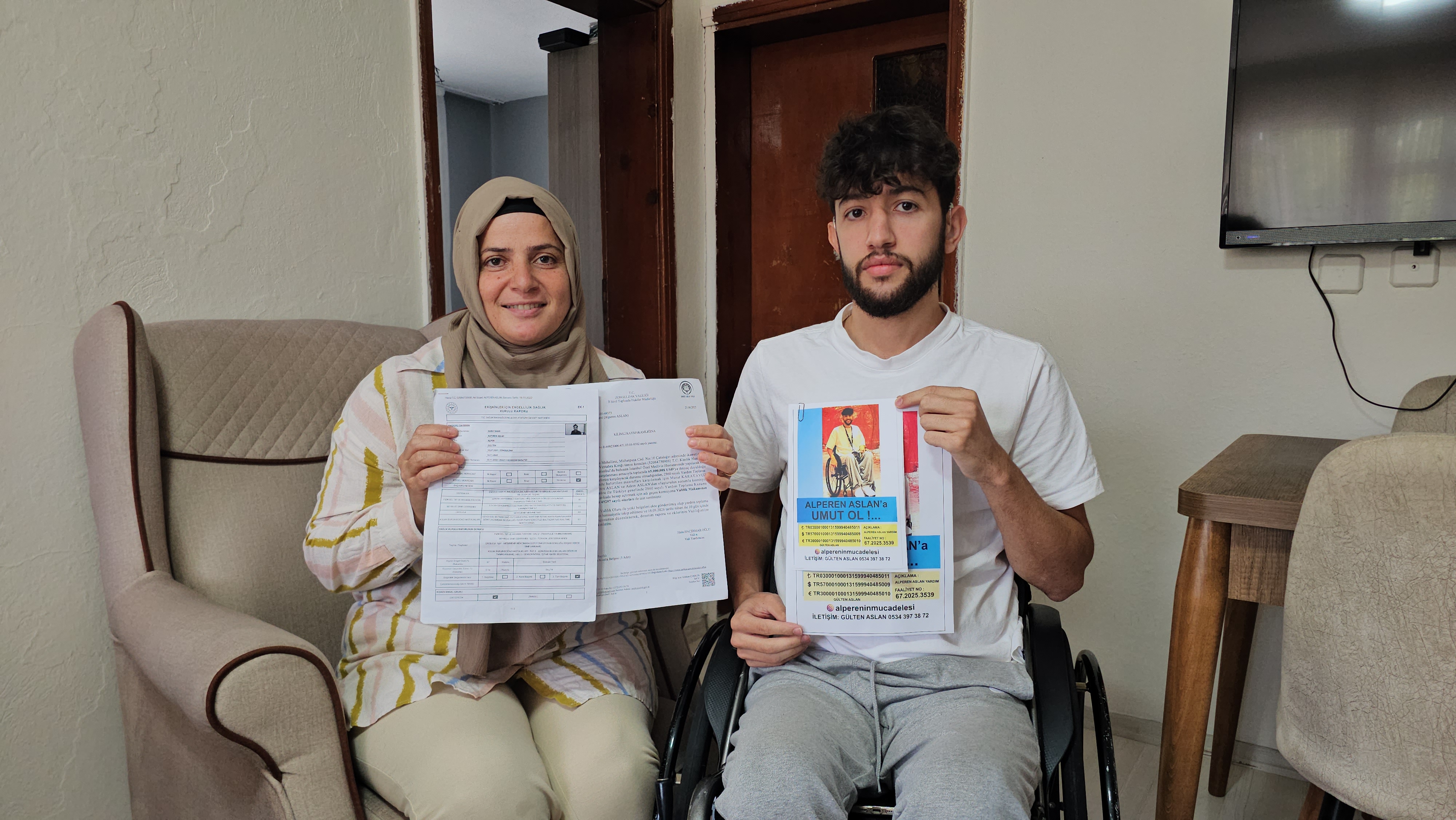 Alperen yeniden yürüyebilmek için destek bekliyor