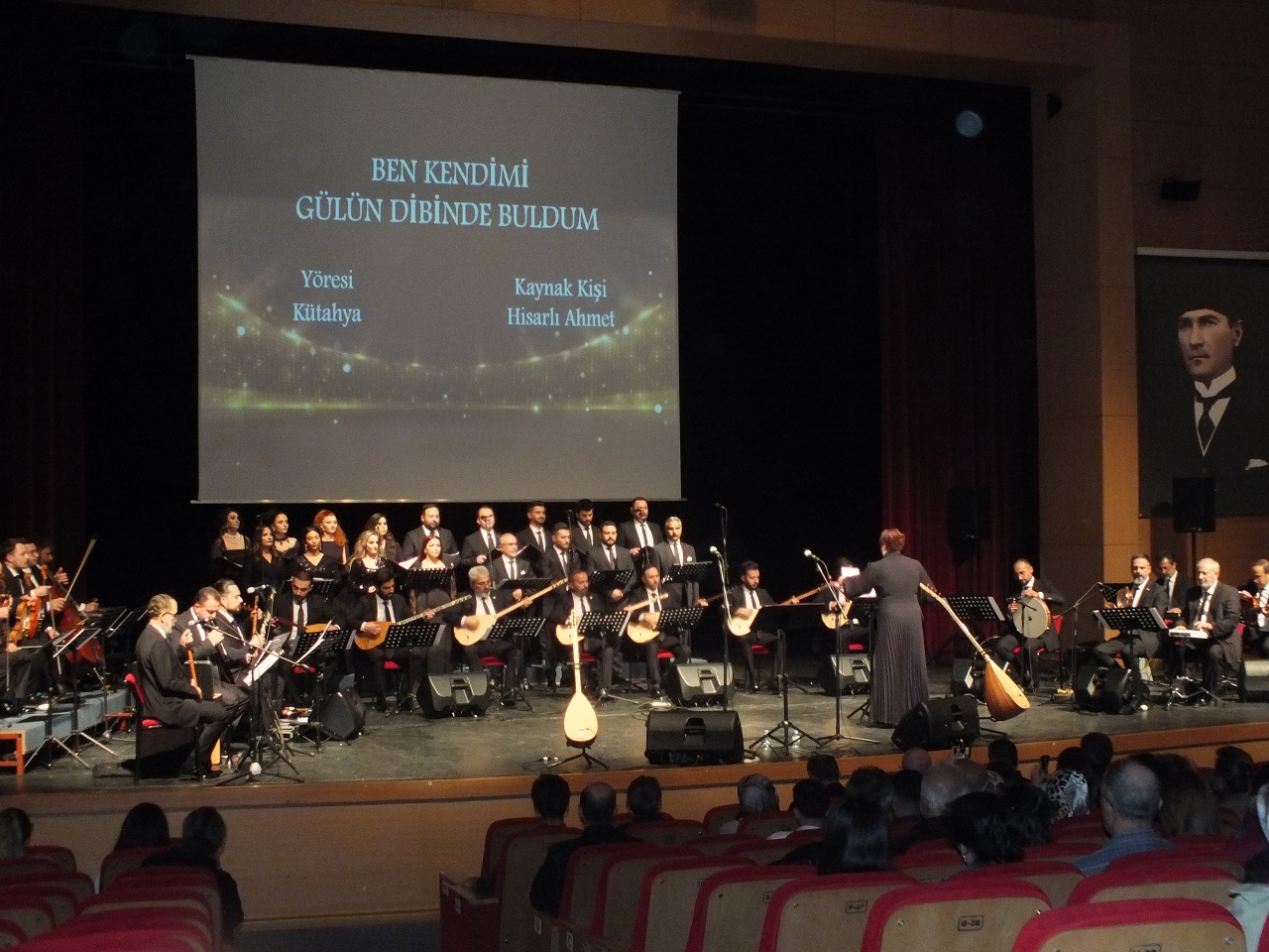 Sivas'ta Türk Halk Müziği konseri düzenlendi