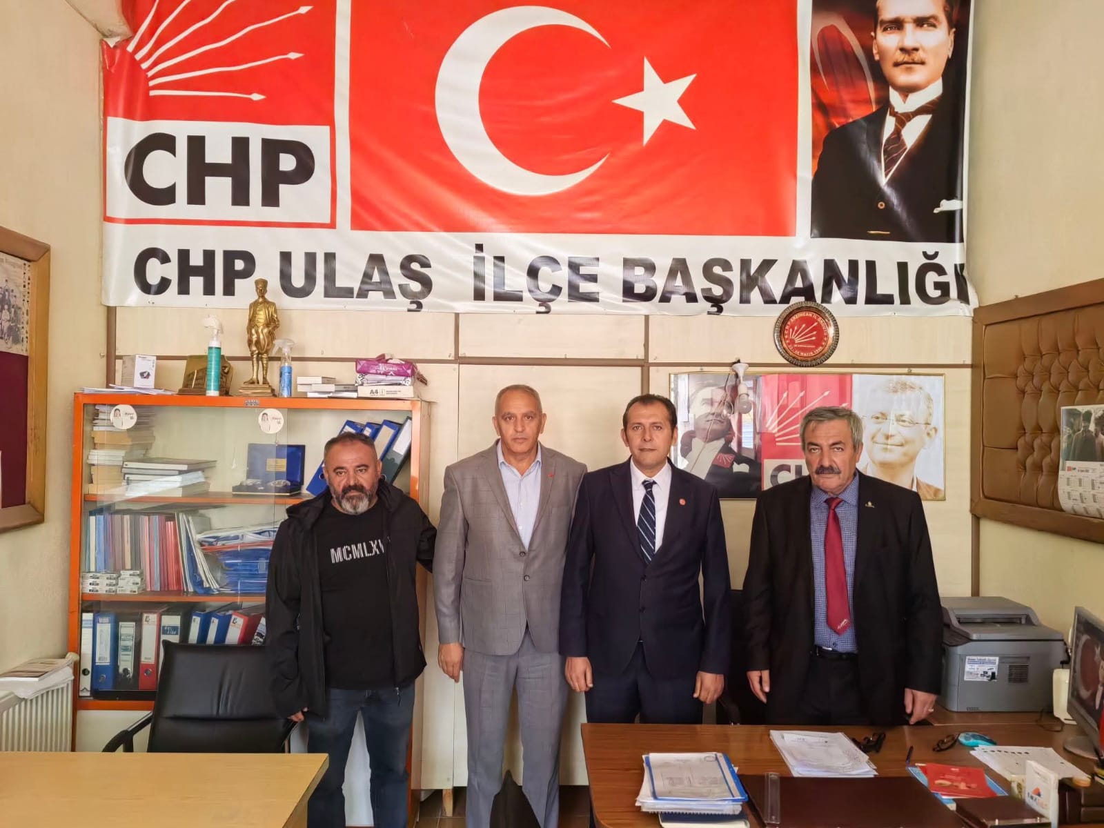 Ulaş'ta CHP İlçe Başkanlığı'na Sulakcı seçildi