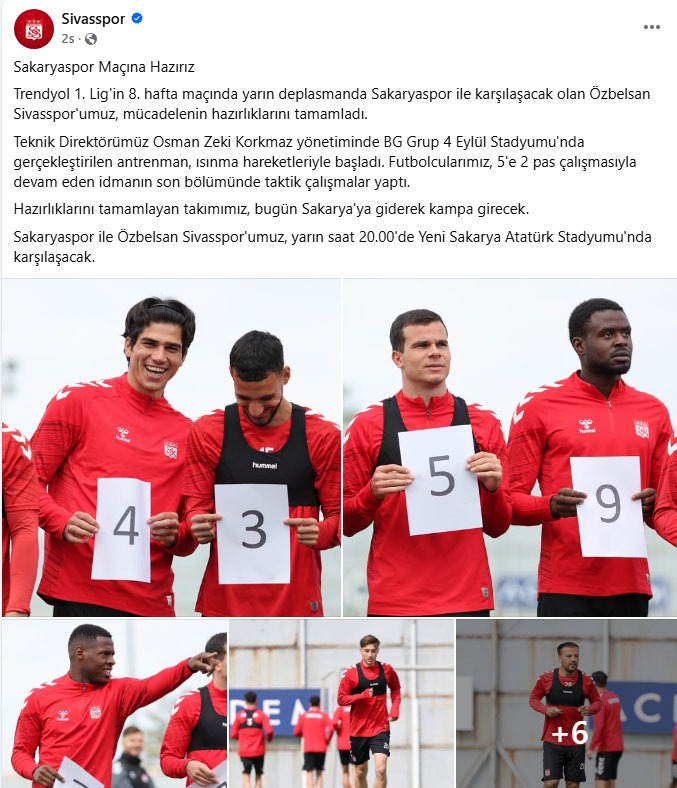 Sivasspor Medya Birimi İdman Yerini Karıştırdı!