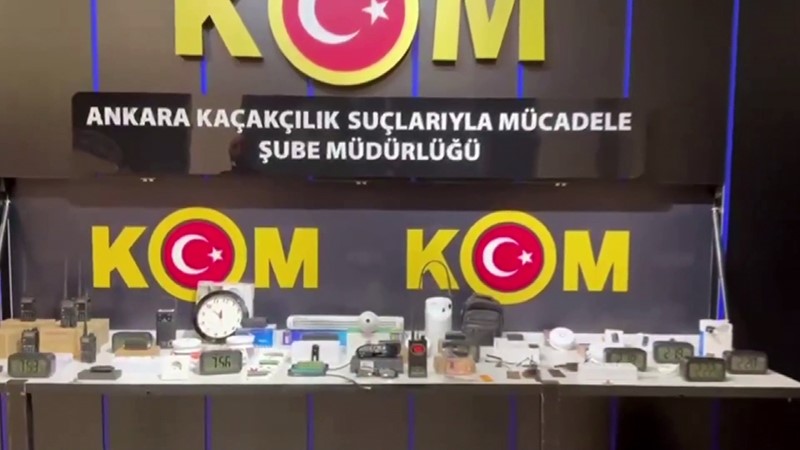 İnternetten satılan gizli dinleme ve görüntü cihazları ele geçirildi