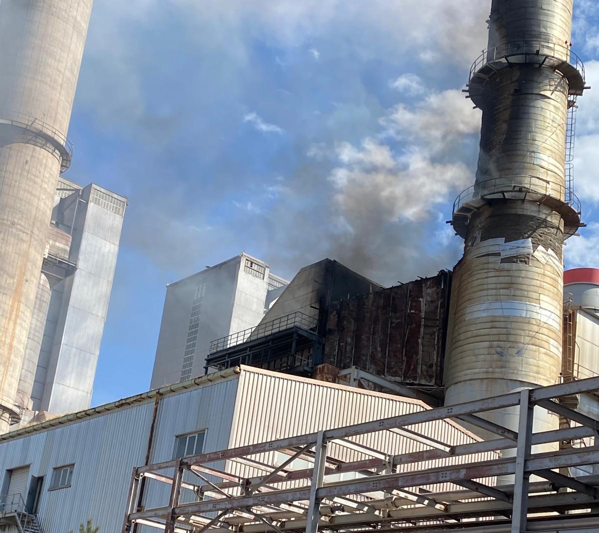 Son Dakika! Kangal Termik Santrali'nde Yangın!