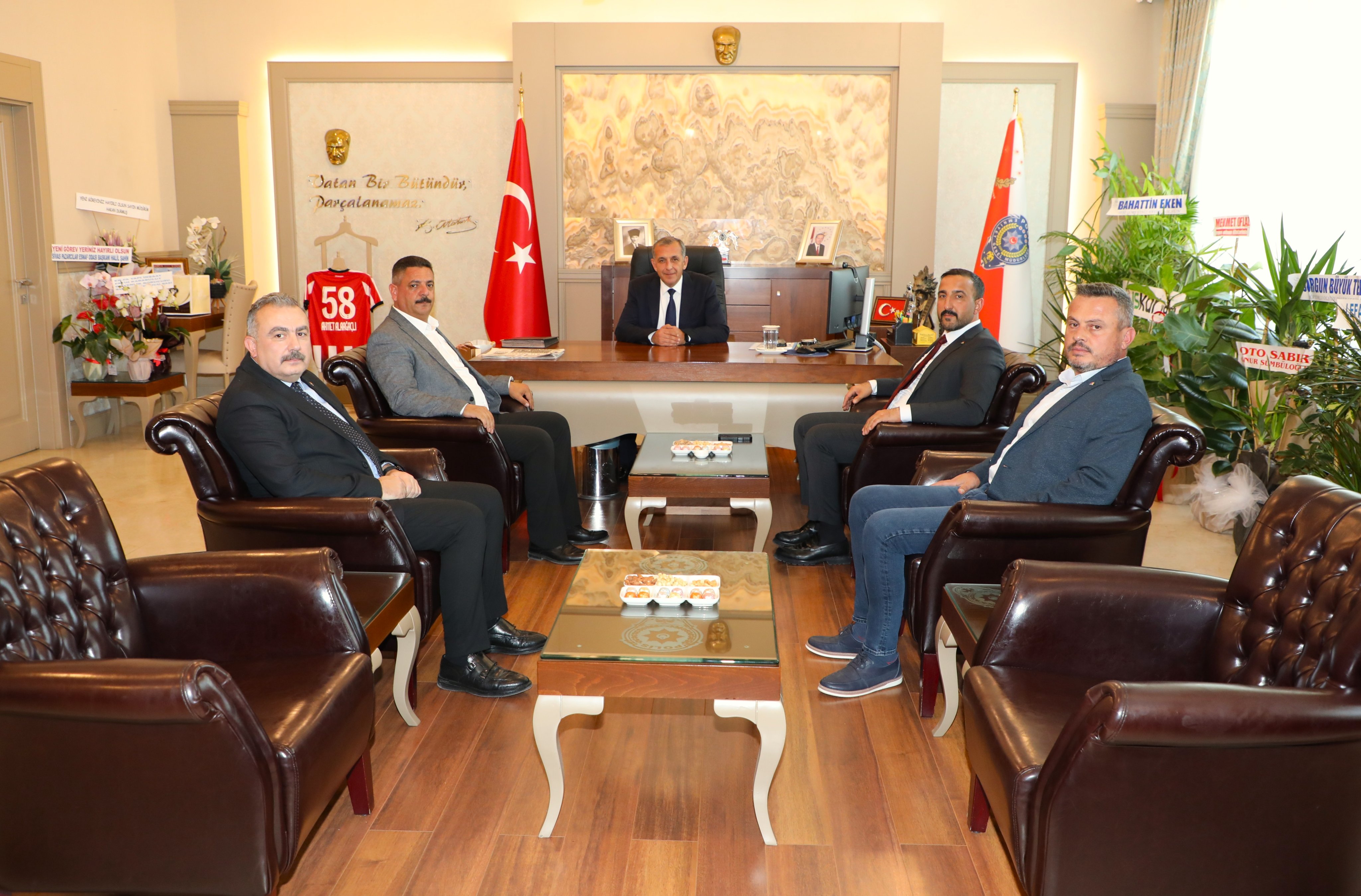 Sivas Ticaret Borsası’ndan Alaağaçlı’ya Hayırlı Olsun Ziyareti