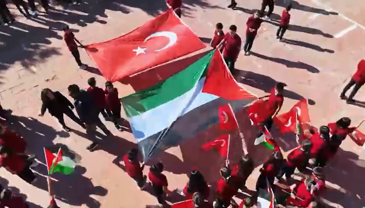 Sivas'ta Öğrencilerden Filistin’e Destek