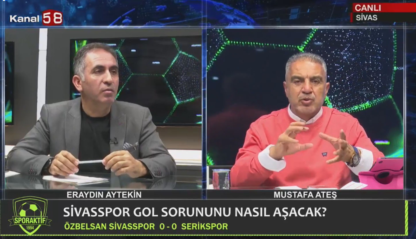 Sivasspor muhabirine tehdit tepkisi!