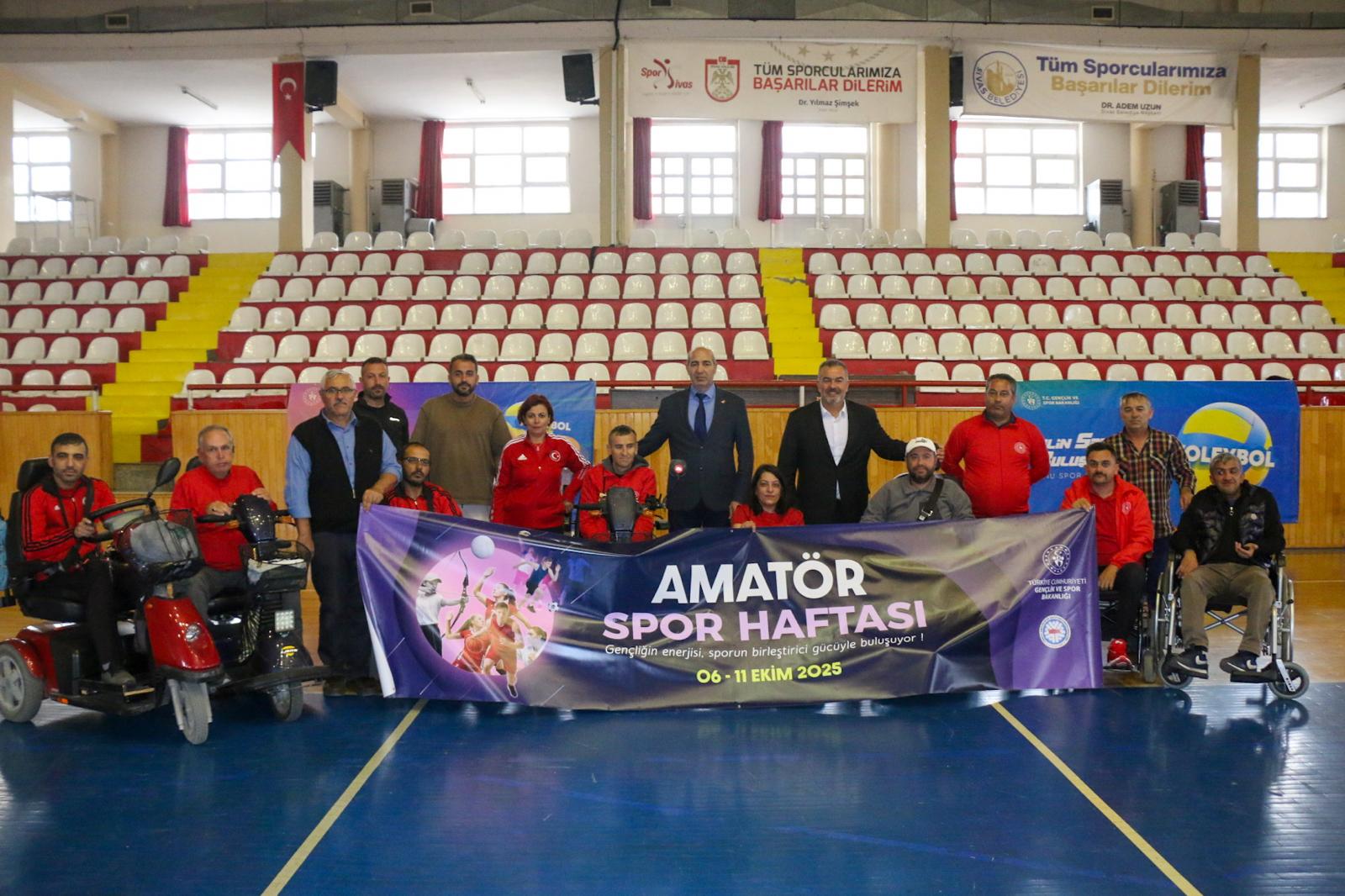 Sivas'ta Engelli Spor Kulüplerine Destek