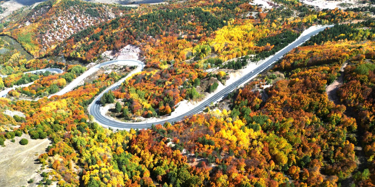 Sivas'ta sonbaharla birlikte renk cümbüşü