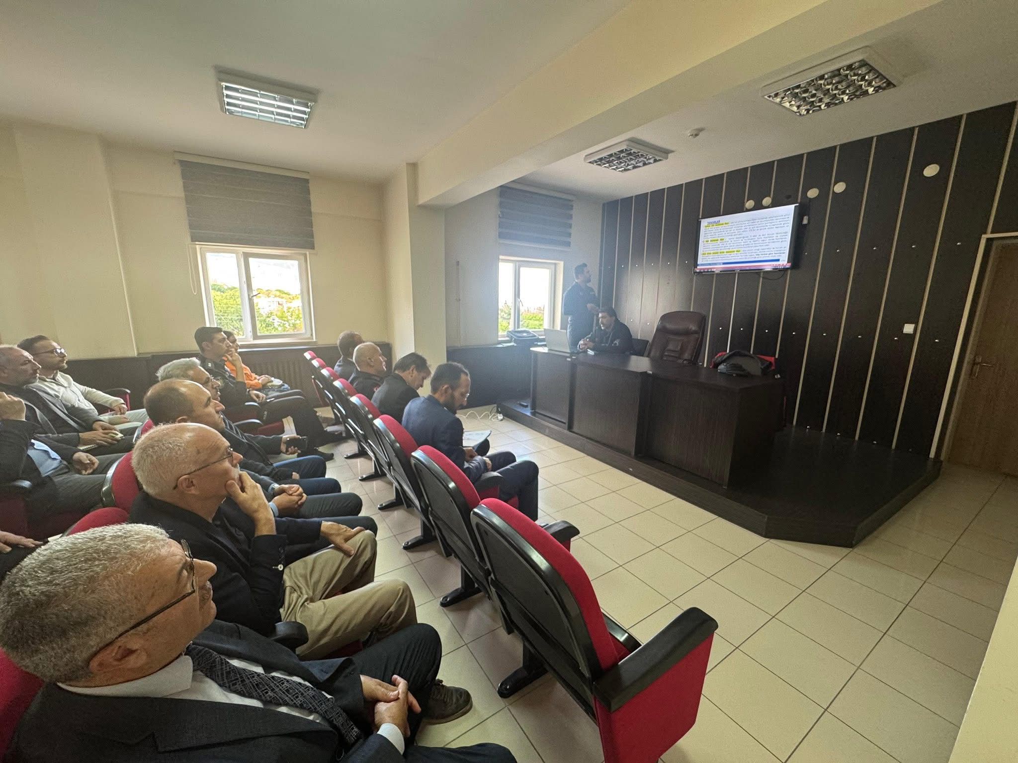 Sivas'ta Afetlere Karşı Eğitim