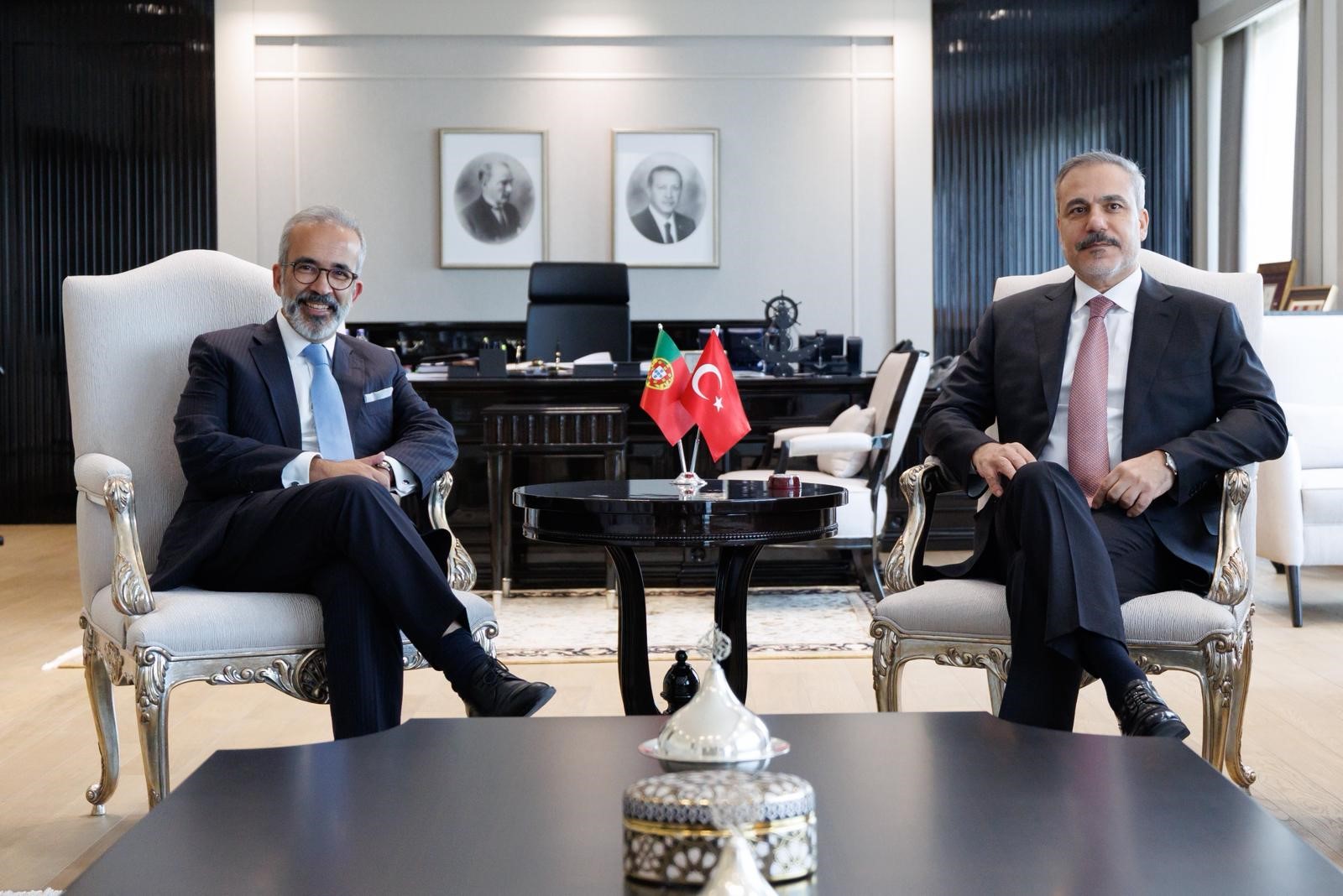 Dışişleri Bakanı Fidan, Portekizli mevkidaşı Rangel ile görüştü