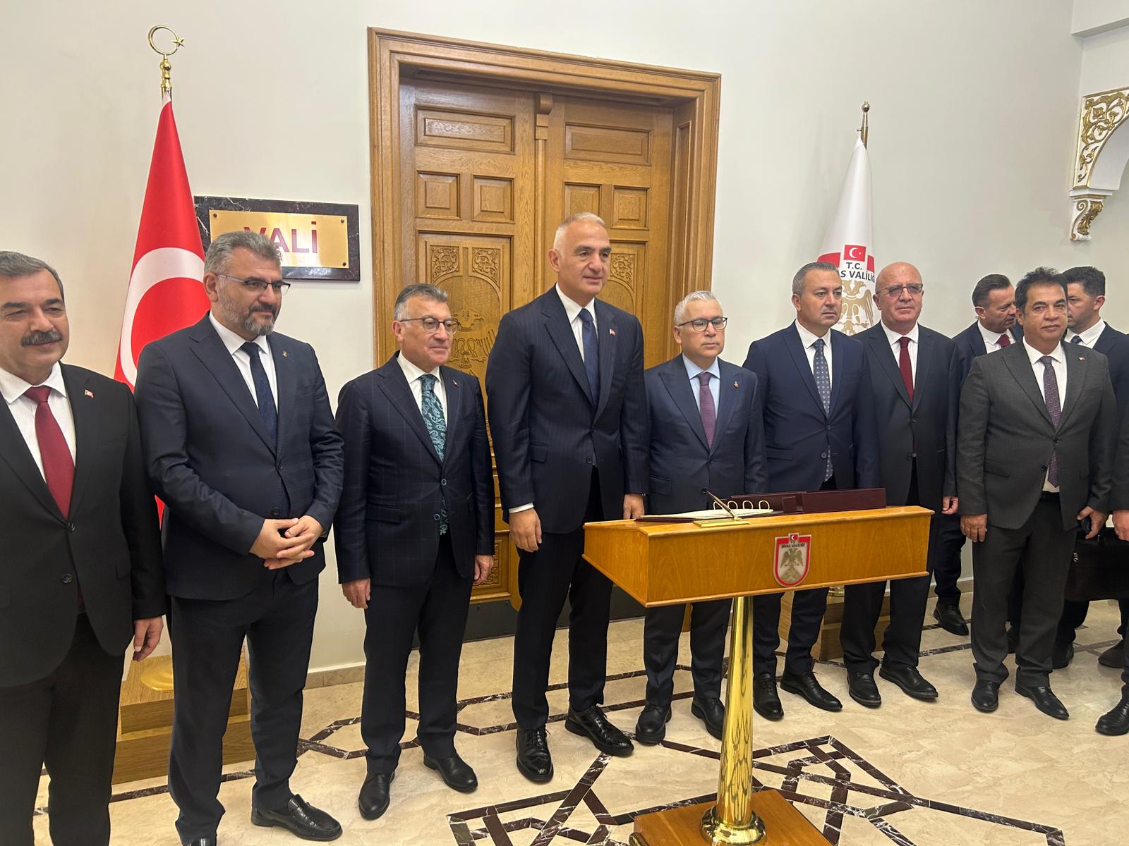 Bakan Ersoy’dan Sivas Valiliğine ziyaret