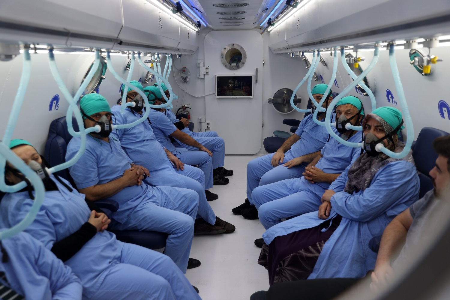 Sivas'taki "Hiperbarik Oksijen Tedavi Merkezi"nden 400 hasta faydalandı