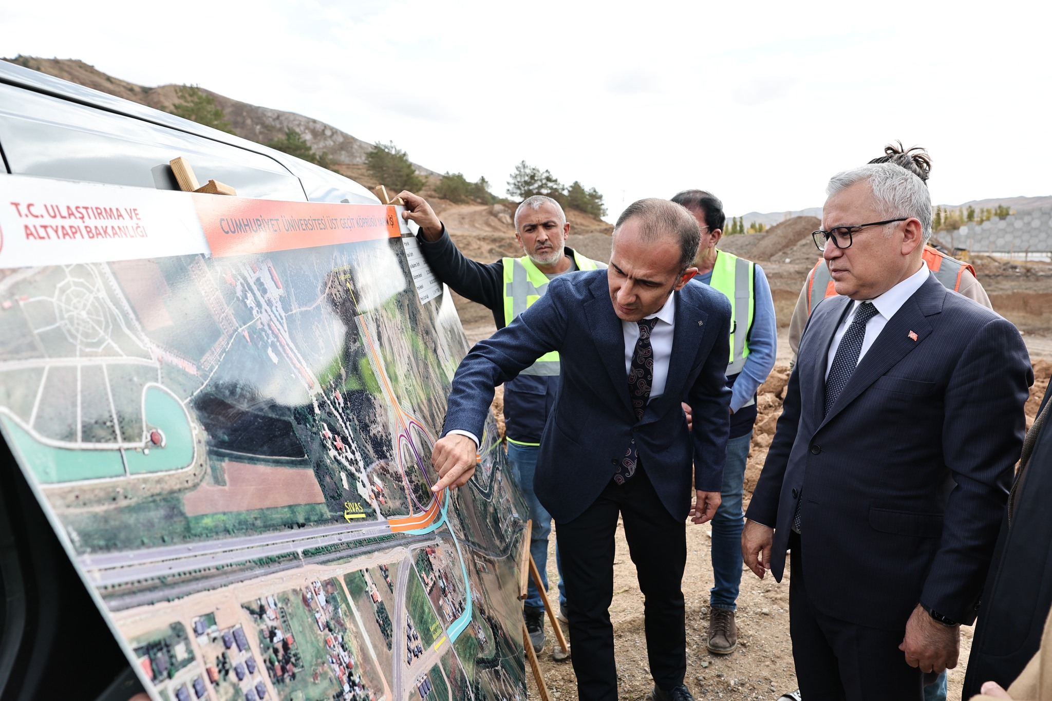 Sivas Trafiğini Rahatlatacak Projeyi Vali İnceledi