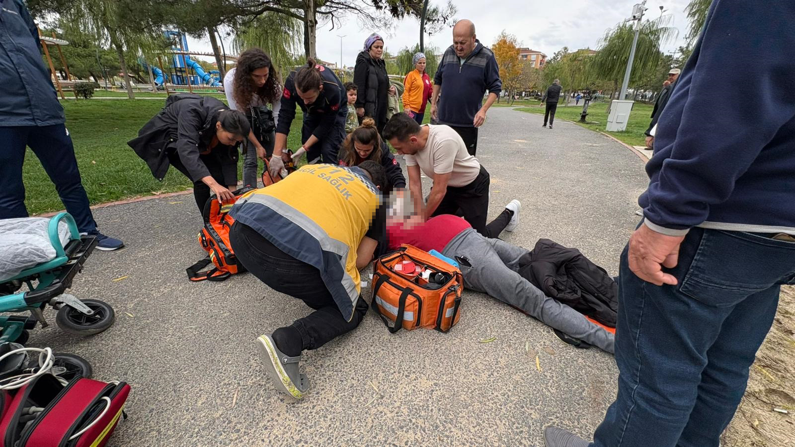 Yürüyüşe gitti cenazesi geldi