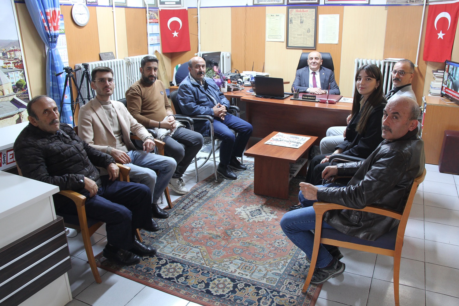 İYİ Parti’den Sivas Ekspres’e  Ziyaret