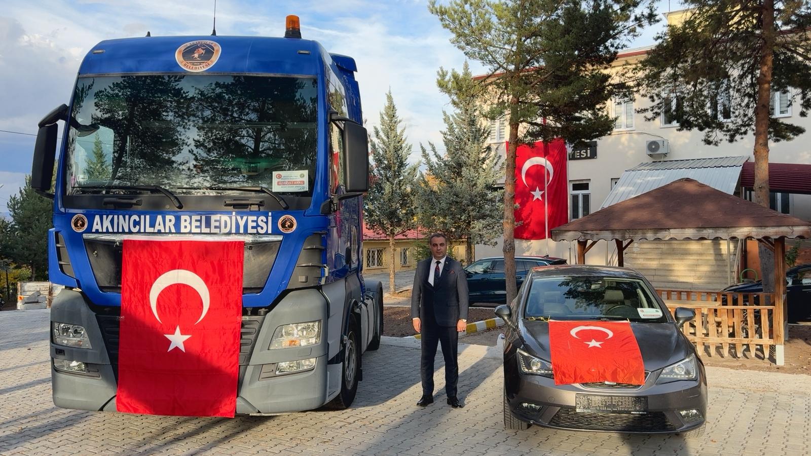 Akıncılar Belediyesi araç filosunu güçlendirdi