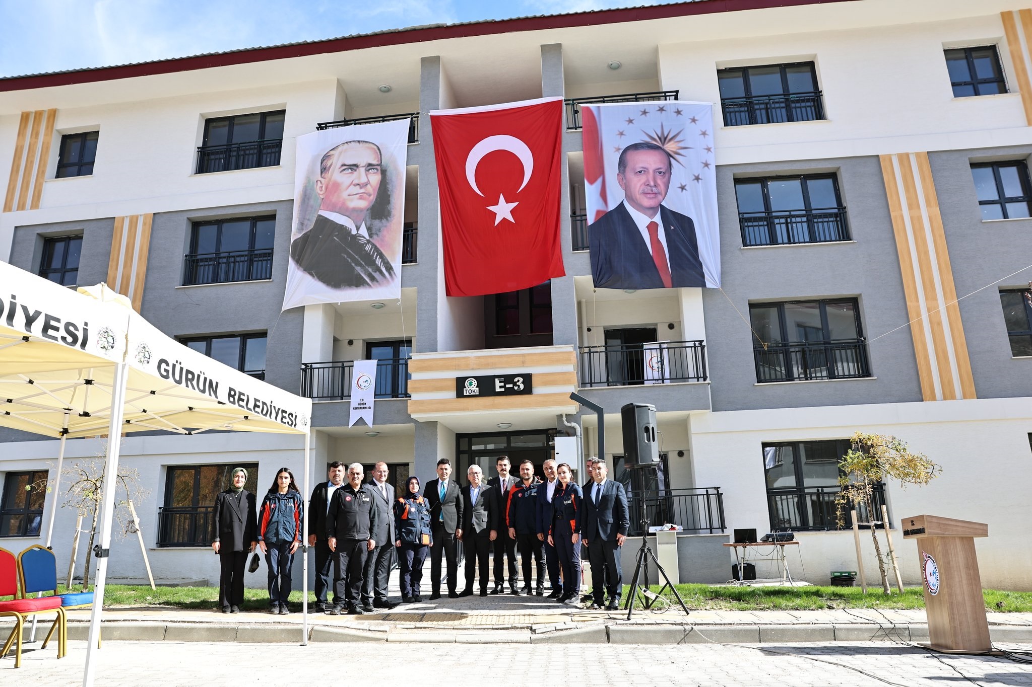 Sivas Gürün’de Deprem Konutları Hak Sahiplerine Teslim Edildi