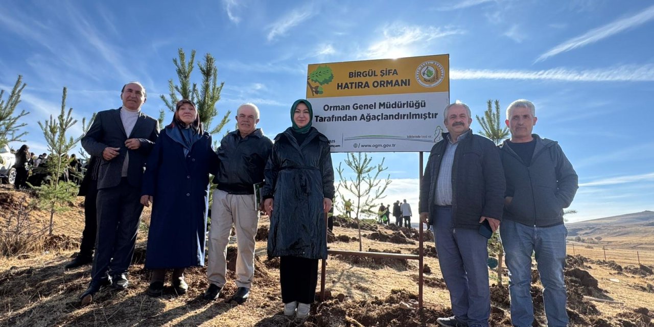 Rukiye Toy Vefat Eden Ablası İçin Hatıra Ormanı Oluşturdu