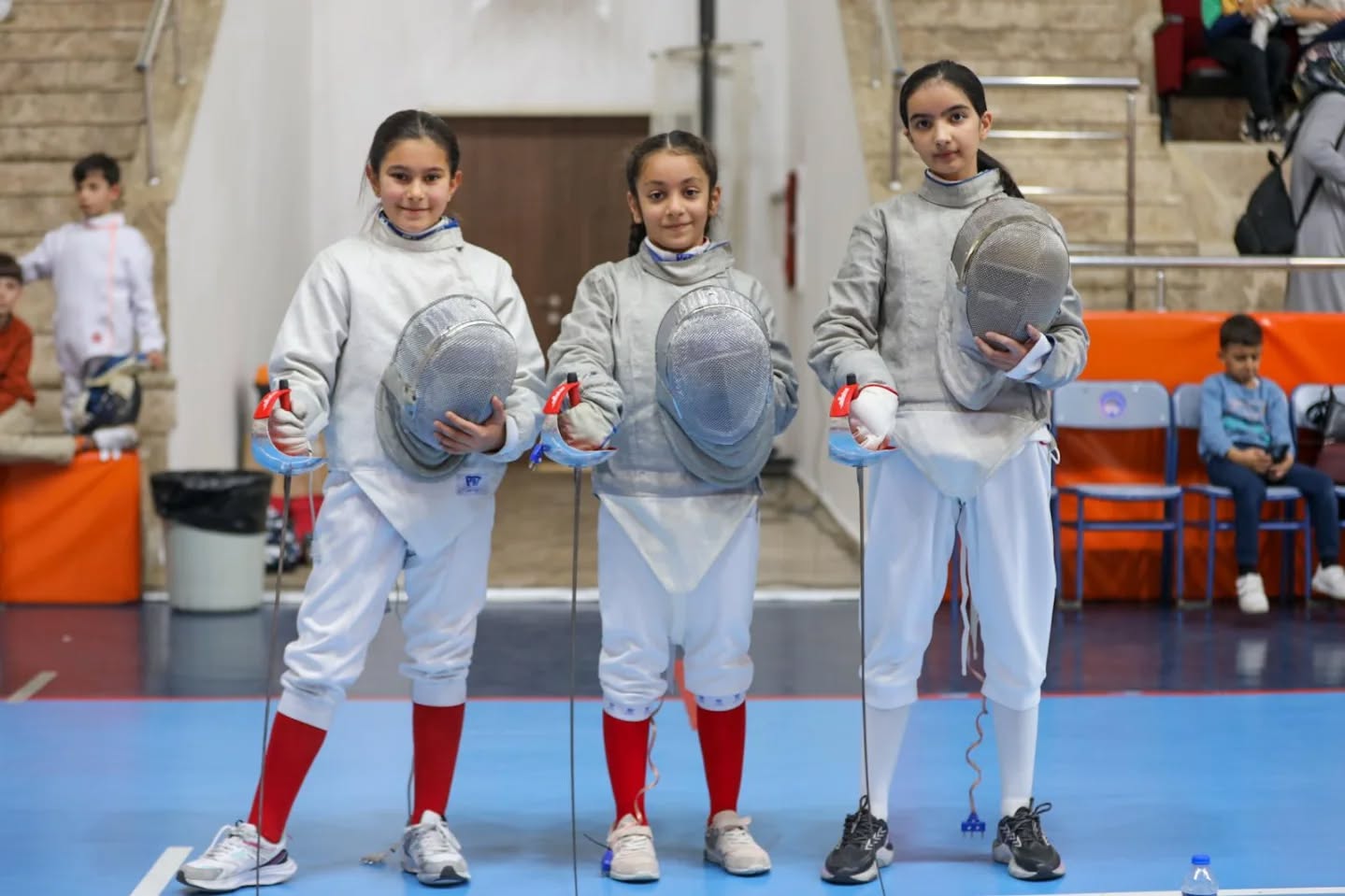 Sivas’ta minik eskrimcilerden büyük mücadele