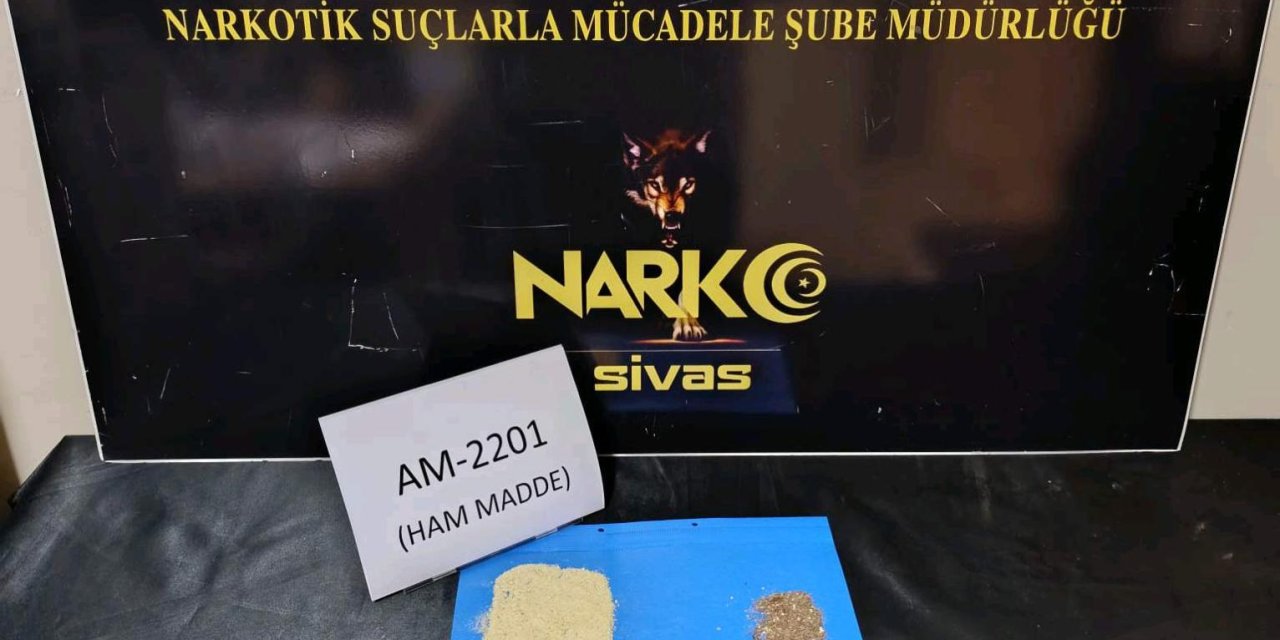 Sivas’ta uyuşturucu operasyonunda 3 tutuklama