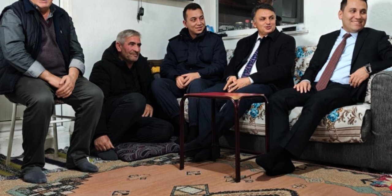 Başkan Göktaş ve Kaymakam Bildirici’den Şehit Ailelerine Destek