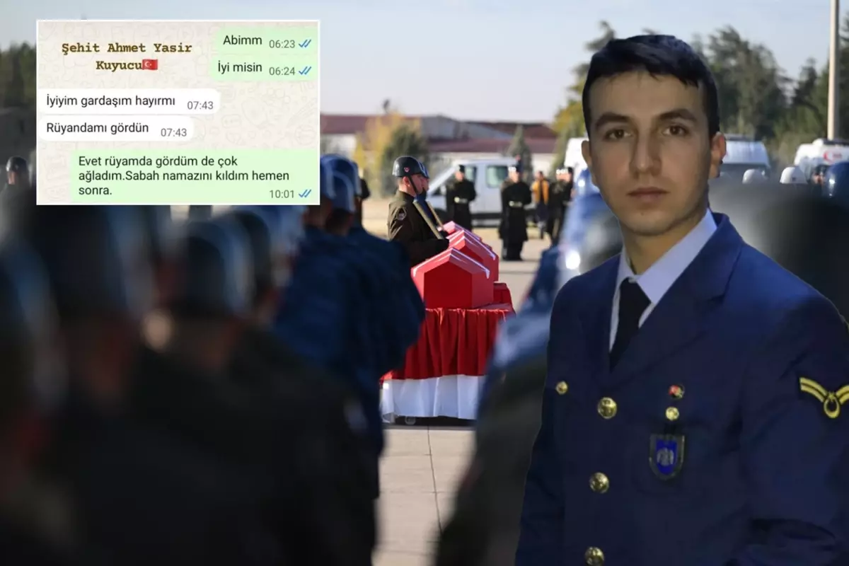 Şehit Kuyucu’nun kardeşiyle son mesajlaşması yürekleri dağladı