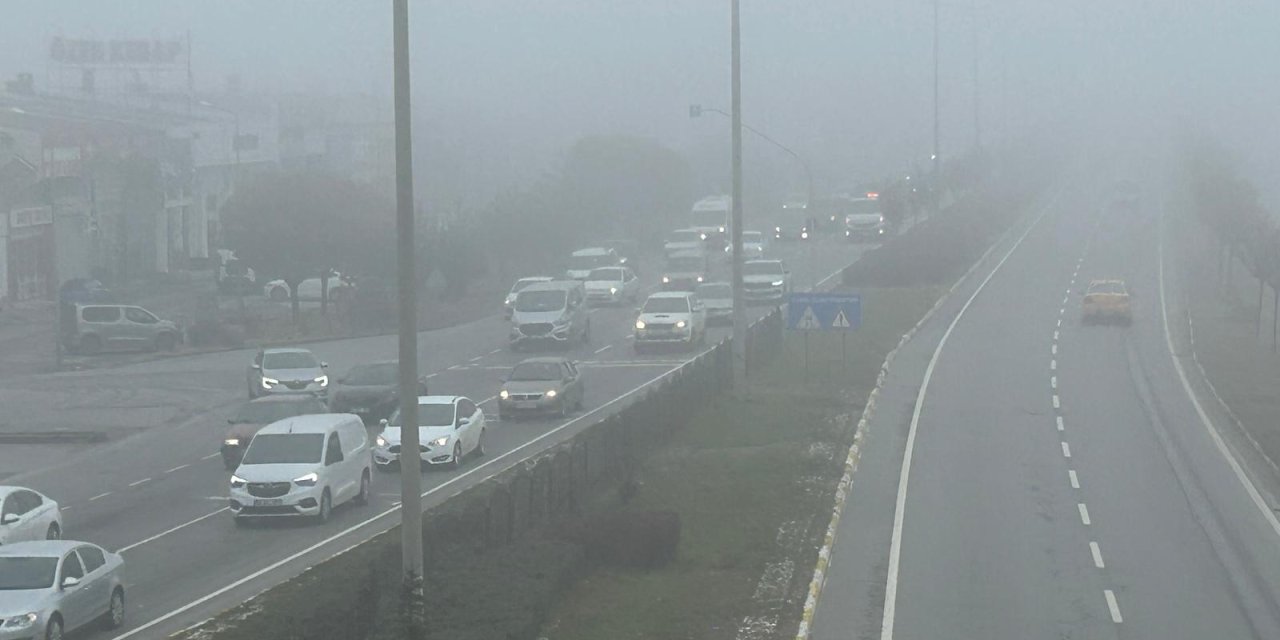 Sivas'ta sis görüş mesafesini düşürdü