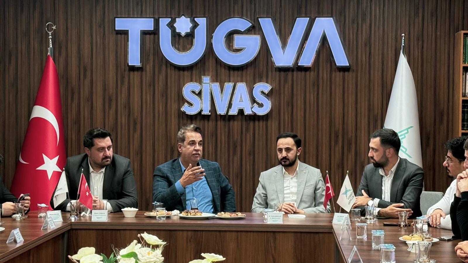 Rektör Şengönül’den TÜGVA Sivas il başkanlığı’na ziyaret