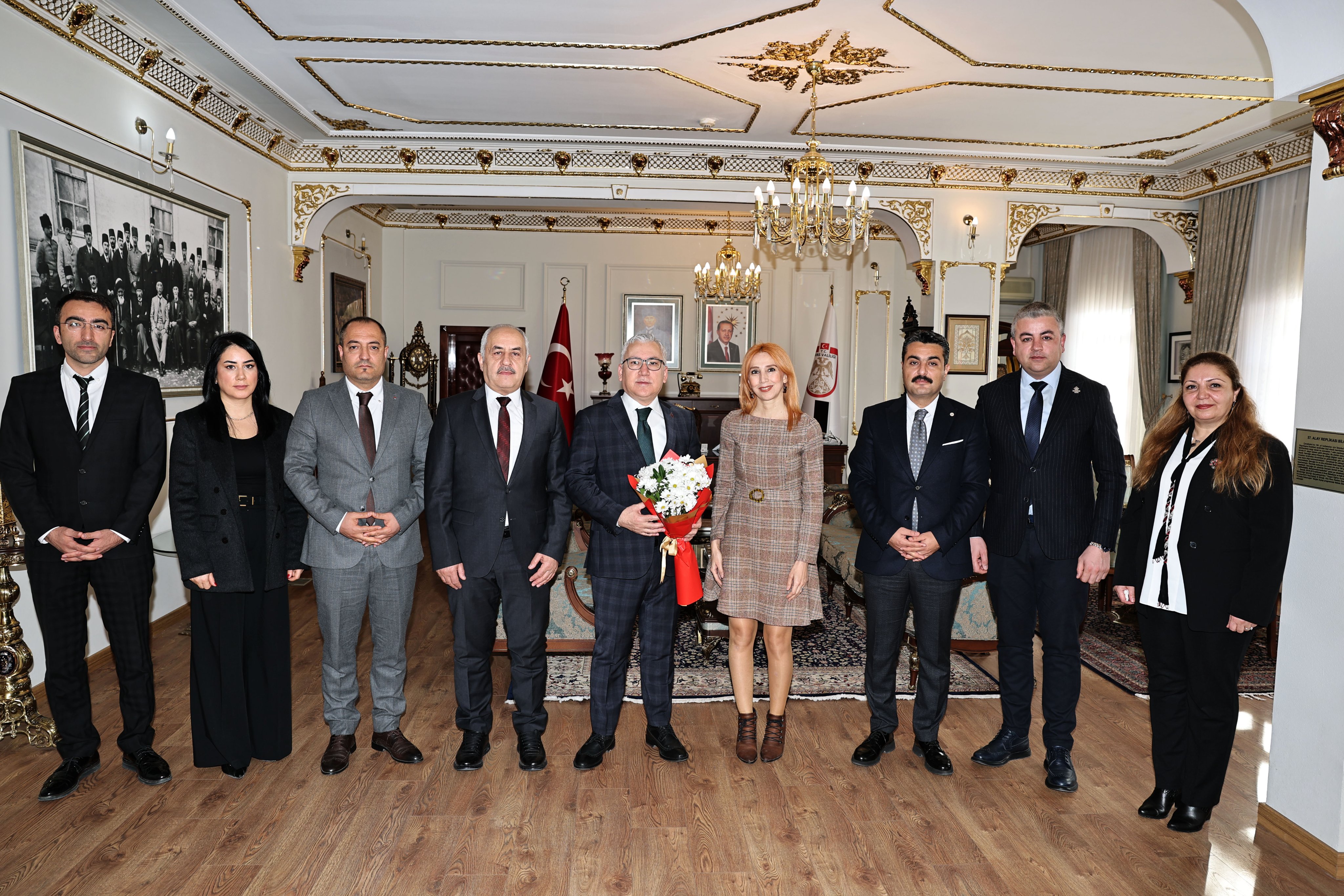 Vali Şimşek,  Eğitimcileri Ağırladı