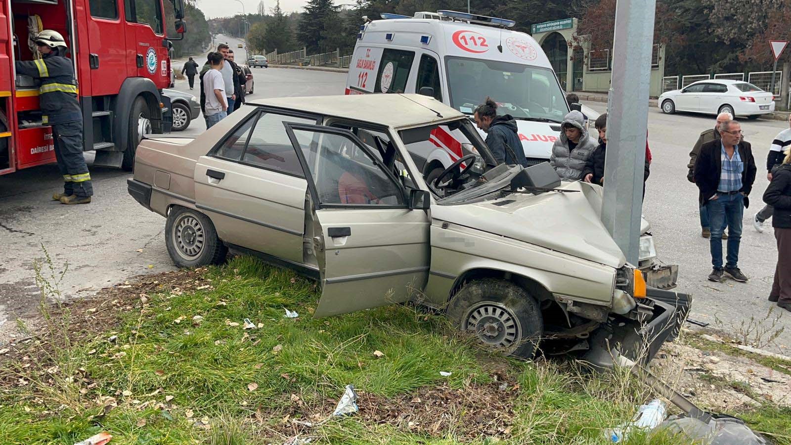 Eskişehir'de feci kaza: 2 ağır yaralı