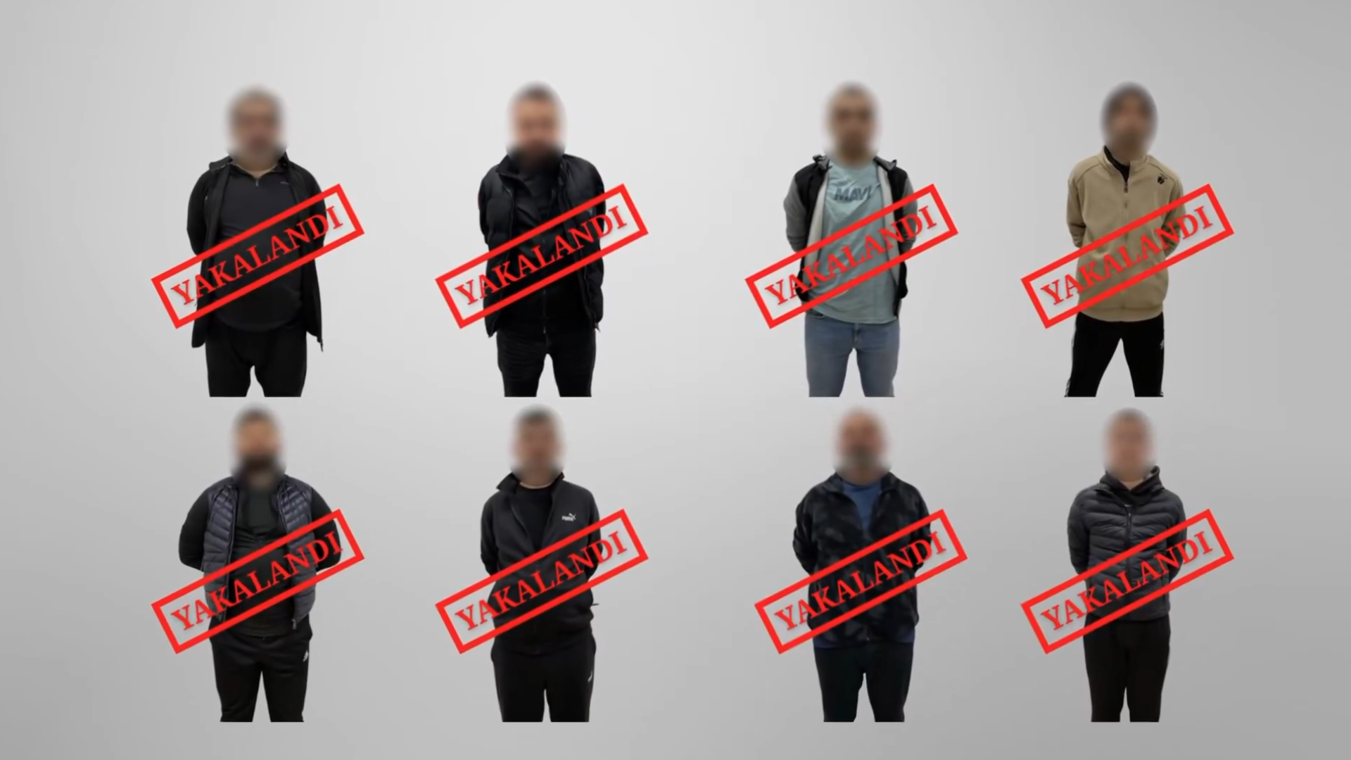 3'ü kırmızı bültenle aranan 8 suçlu yakalandı