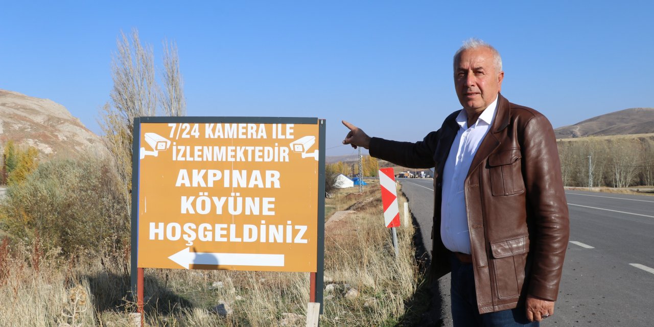 Sivas'ta Bu Köy 7/24 Kamera İle İzleniyor, Bakın Nedeni Ne