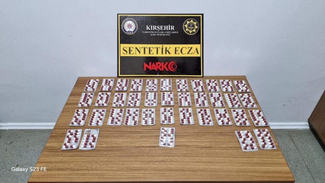 Uyuşturucu Operasyonu: 527 Adet Sentetik Hap Ele Geçirildi