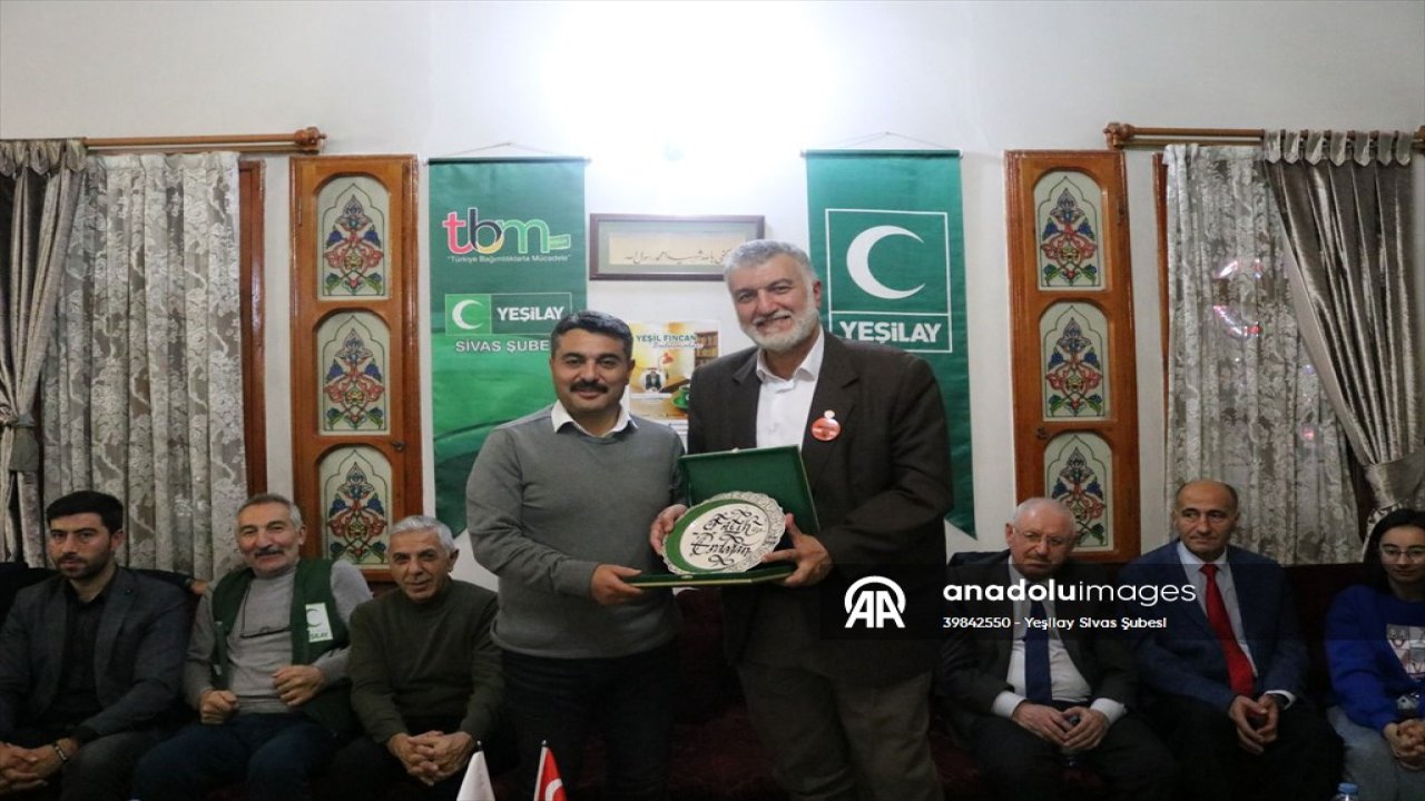 Yeşilay Sivas Şubesi Müdür Erdoğan’ı Ağırladı