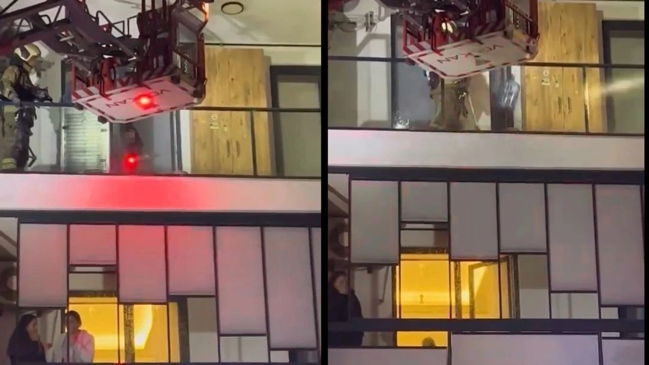 Dairesini Ateşe Vermek İsteyen Kadın, İtfaiyeyi Damacana ile Karşıladı