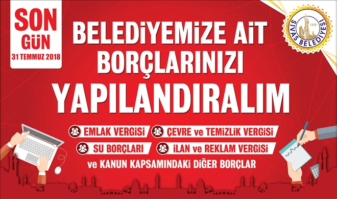 BELEDİYEDEN BORÇ YAPILANDIRMA ÇAĞRISI